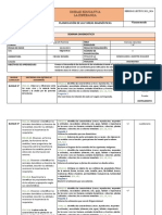 Diagnostica - Planificacion C. Naturales Segundo Año