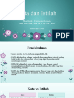 Pertemuan 3 - Kata Dan Istilah