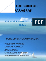 Pertemuan 5 - Contoh-Contoh Paragraf