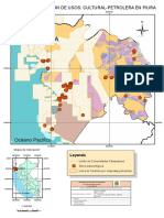 Mapa de Superposición de Usos de Caracterización Cultural-Explotación Petrolera en Piura