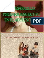 La Adolecencia Psicosocioafectivo