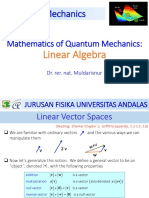 Lecture 2 Mathematics of Quantum Mechanics