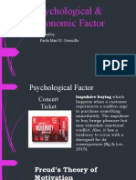 Physiological and Economic Factor
