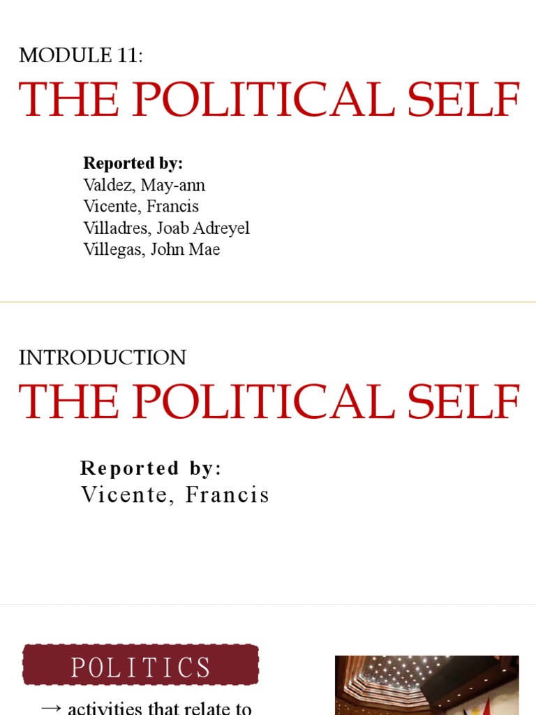 Understanding the Political Self | PDF | Conservatism | Liberalism
