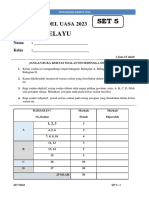 Set 5 Kertas Model Uasa Bahasa Melayu 2023