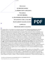 El Capital Tomo III El Proceso Global de La Produccion Capitalist A