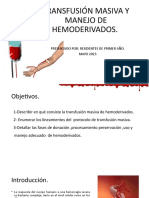 Transfusión Masiva y Manejo de Hemoderivados (2) H-1