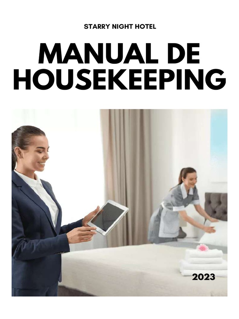 Housekeeping Training Manual And Examples