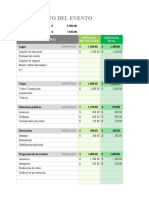 IC Event Budget Template 27175 - ES