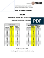 Gabarito Oficial Preliminar - Cargo Vigia - Tarde - 28-08-2023 5enm553