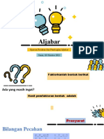 Pertemuan 3 (Aljabar)