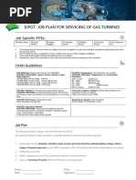 Ejpgt Job Plan For Servicing of Gas Turbines