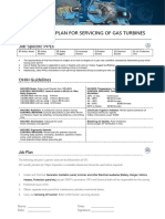 Ejpgt Job Plan For Servicing of Gas Turbines