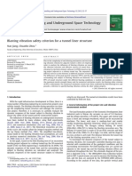 Blasting Vibration Safety Criterion For A - 2012 - Tunnelling and Underground S