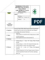 Sop Pemberian Tetanus Toxoid Pada Wanita Usia Subur