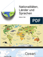 Nationalitäten, Länder Und Sprachen: Radnyee Naik