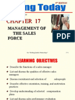 Vdocuments - MX 17-1-9 TH Edition Chapter 17 Management of The Sales Force Manning and Reece