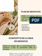 Plan de Negocios: Modelo de Negocio para La Comercialización de Productos A Base de Cannabidiol (CBD) en Colombia