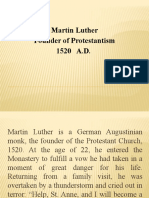 Martin Luther 1520 AD