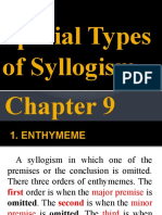 Special Types of Syllogism