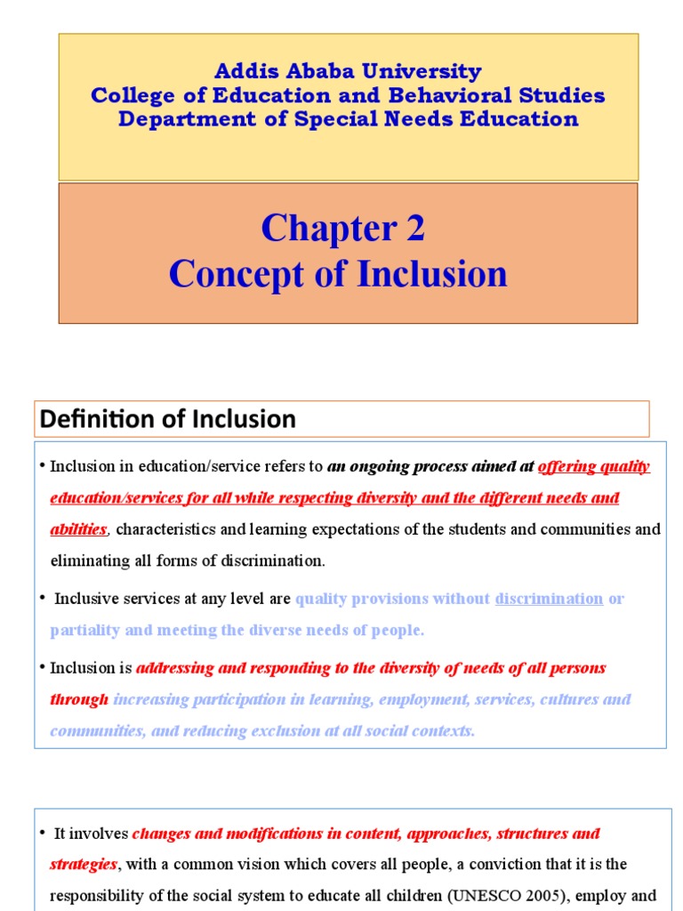 Understanding Inclusion in Education | PDF | Social Science