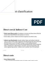 Cost Classification Without Answers