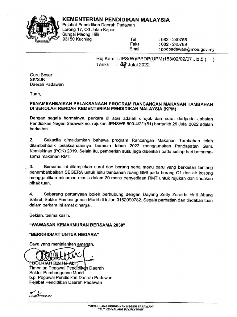 Menu Baru RMT | PDF