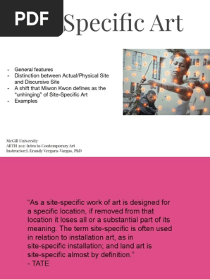 Site-Specific Art and Minimalism | PDF | Minimalism