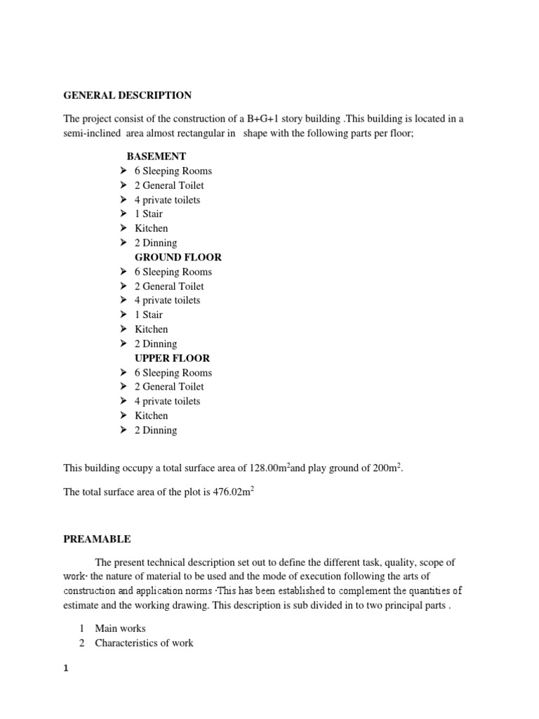 Justice Descriptive Notes | PDF | Concrete | Tile