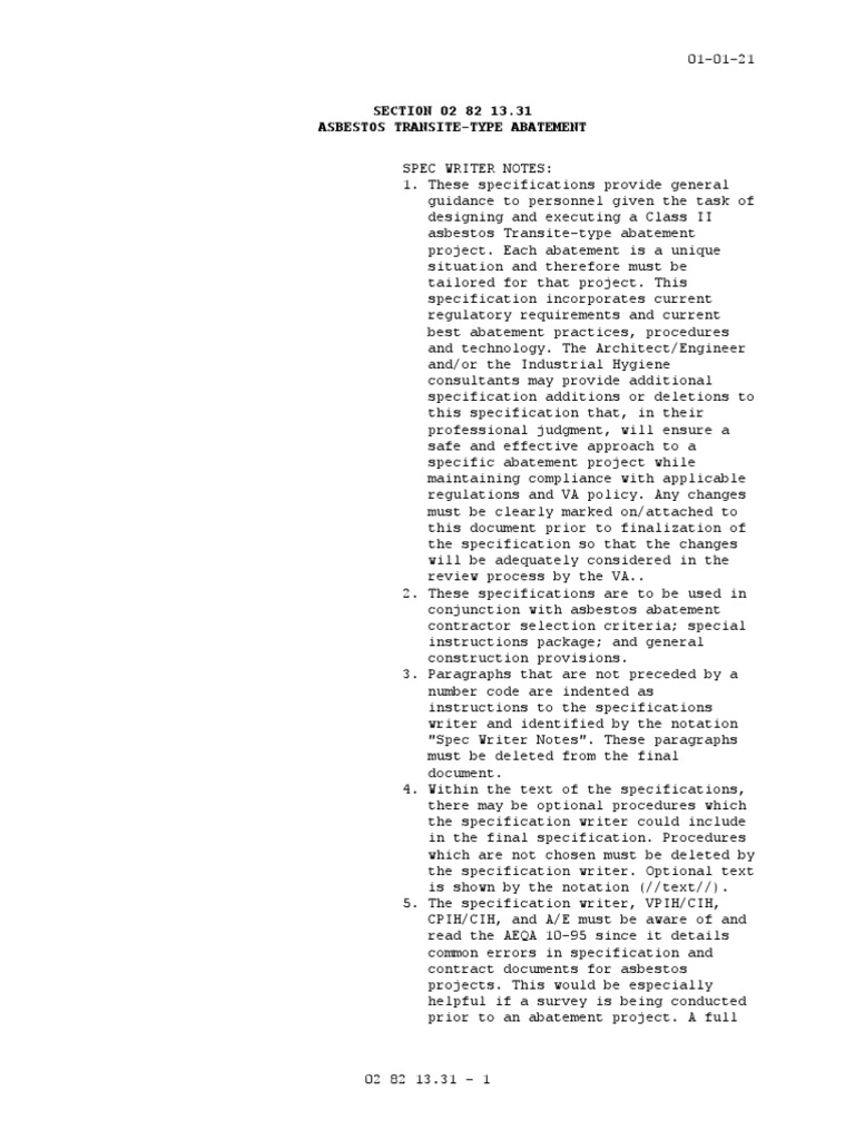 Asbestos Regulations PDF Occupational Hygiene Asbestos