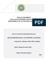 Lecturenote - 1966059717advanced Fianacial Accounting - Draft