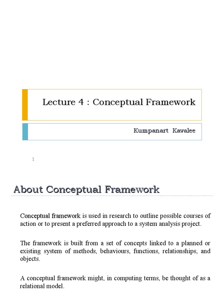 Financial Reporting Conceptual Framework | PDF | Financial Accounting