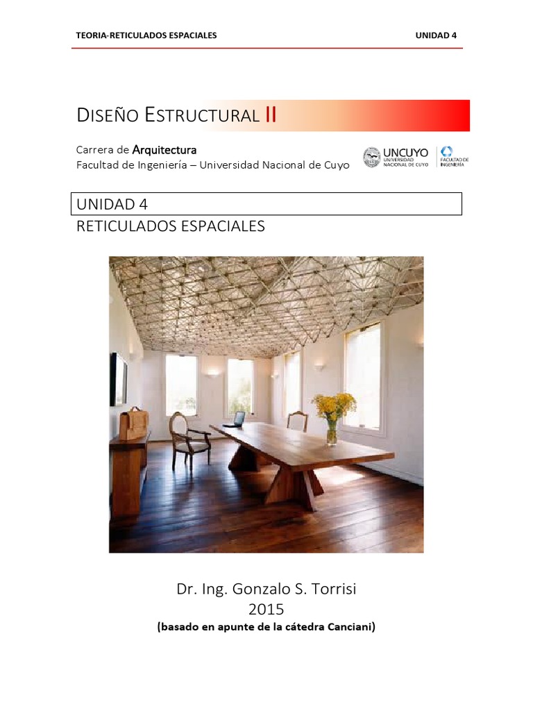 DI0ES 2-T04d-2021-D-Reticulados Espaciales-Estereoestructuras V1 | PDF ...