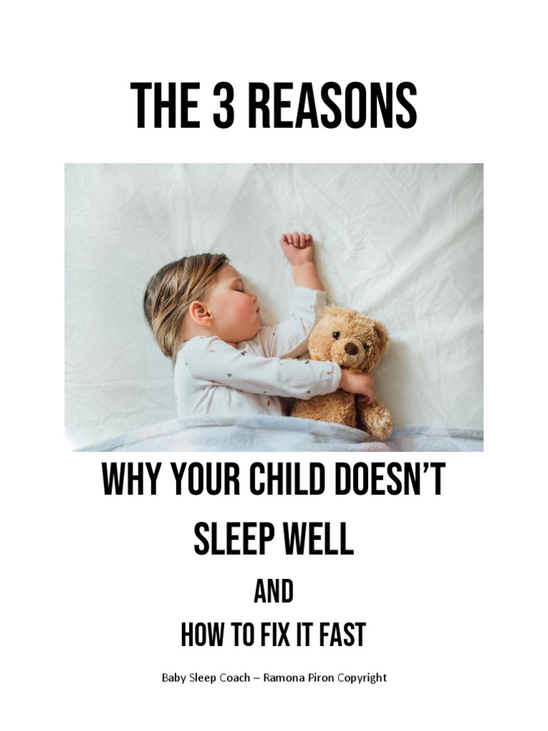 The 3 Reasons Why Your Child Doesn't Sleep Well and How To Fix It Fast(02)