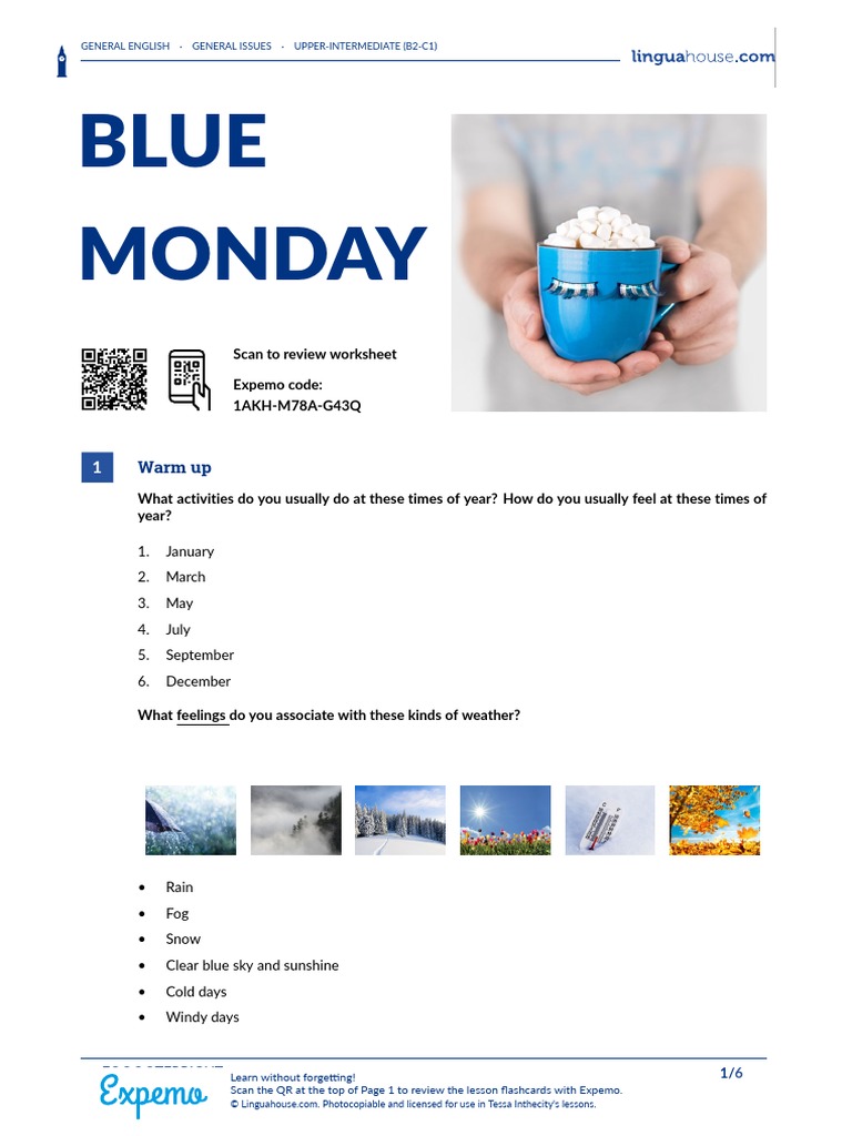 Blue Monday: Understanding Its Impact | PDF | Major Depressive Disorder ...