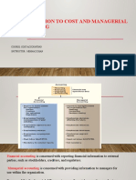 Intro to Managerial and Cost Accounting. Costs