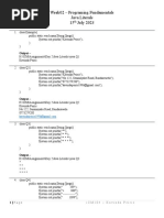 ICM104 Kavinda Peiris - Java Literals - Assignment Week 02