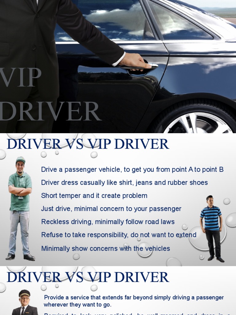 VIP Driver Expectations and Responsibilities | PDF