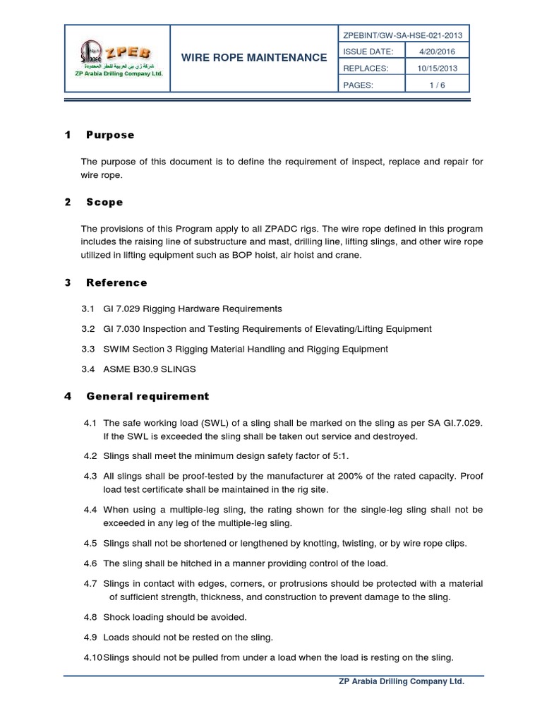 21 Wire Rope Maintenance (V.2) PDF