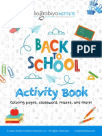 StudioArabiya Back To School Activity Book 2022