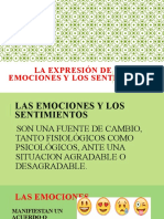 La Expresión de Las Emociones y Los Sentimientos