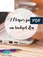 E Book 7 Etapes Vers Un Budget Zen