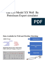 Modeling Gas Lift Well XX by Prospert Untuk Anak TA