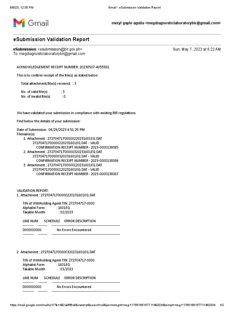 Alphalist esub 1st qtr 2023 manalo elmer gmail esubmission