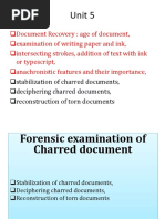 Charred Document