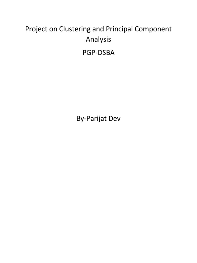 Data Mining Project - Parijat | PDF