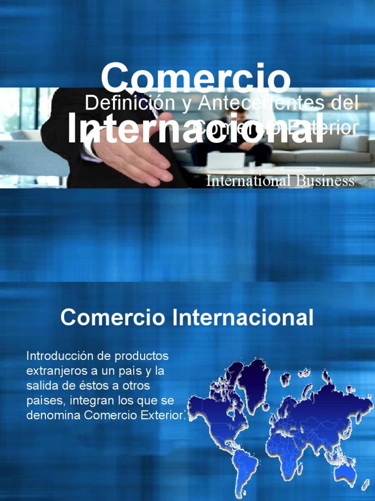 Antecedentes del Comercio Internacional | PDF | Comercio | Arancel
