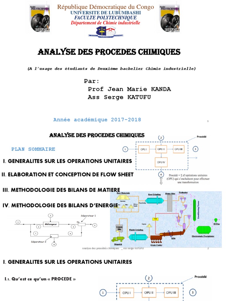 ADP Bac 2 Chimie Industrielle 20172018 PDF