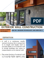 Exterior Wall Constructions