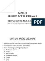 Hukum Acara Pidana II